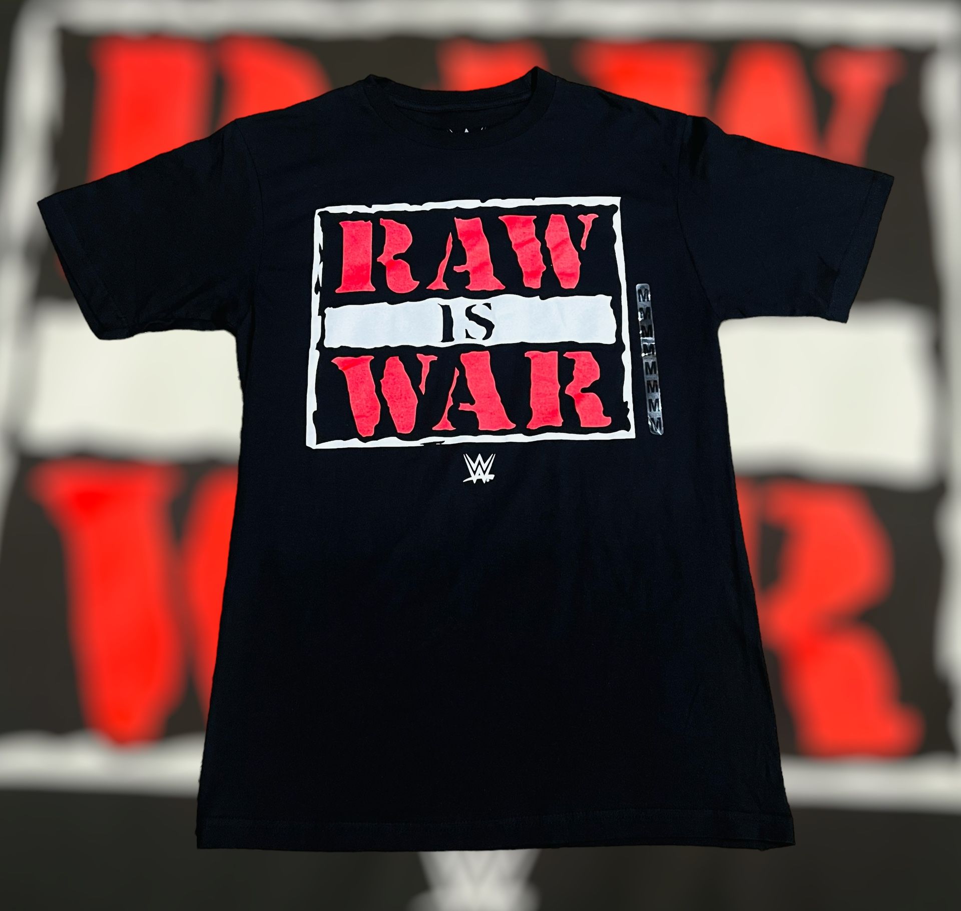 WWE RAW is WAR graphic Medium Tee NWOT