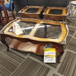 3pc Coffee Table Set 