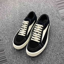 Rick Owens Leather Low Sneakers 4