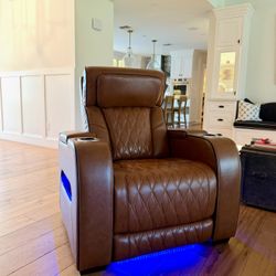 Real Leather Recliner For Sale