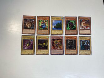 Set of 10 Yu-Gi-Oh! Konami Trading Cards Mixed Lot