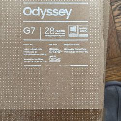 Samsung Odyssey G70B 28" 4K UHD IPS 144Hz 1ms G-Sync Compatible Gaming Monitor - LS28BG702ENXGO