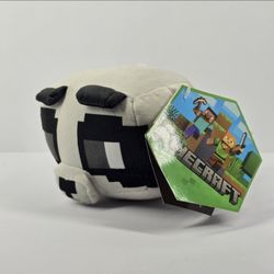 Minecraft Movie Panda Cub Plush 6" Stuffed Animal NWT Bear Baby Black White