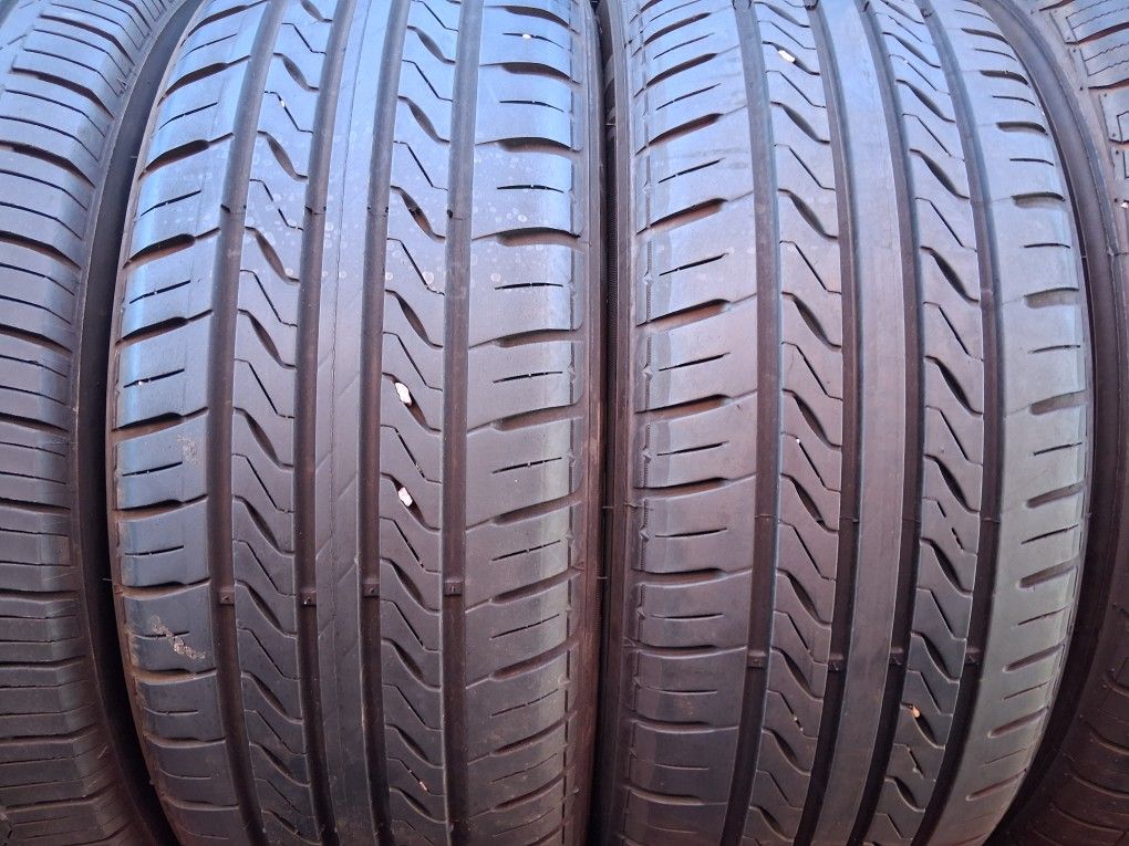 2 semi New Tires 195/65r15 🤑 free Installation ‼️