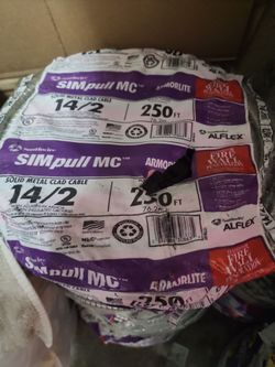 14/2 MC-AL Metal Clad Wire