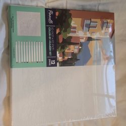 Color By Number Set 10 In X10 In 13 Peice Set Brand New!