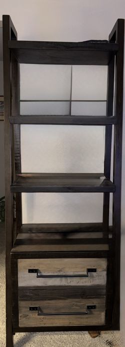 TV Entertainment Center And Two Book Case Racks