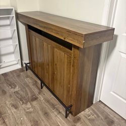 Bar table with 3 shelves