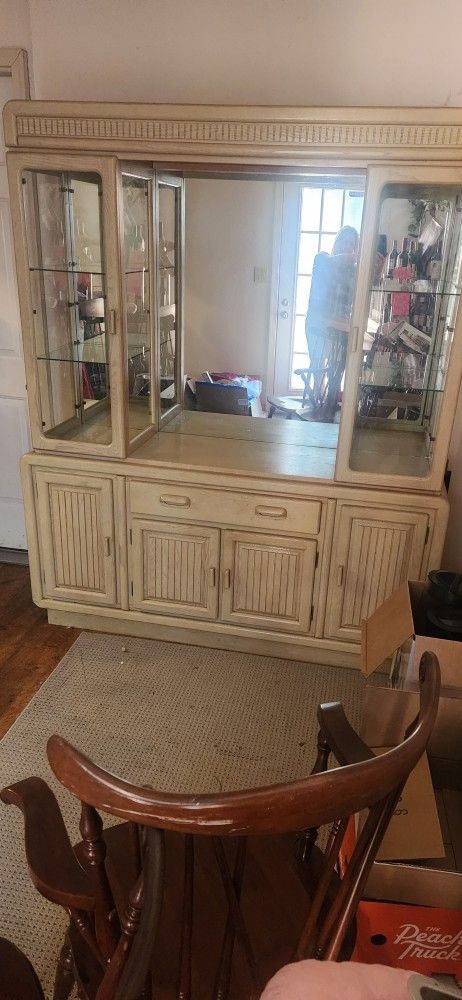 Beatiful,Contemporary, and Spacious China cabinet