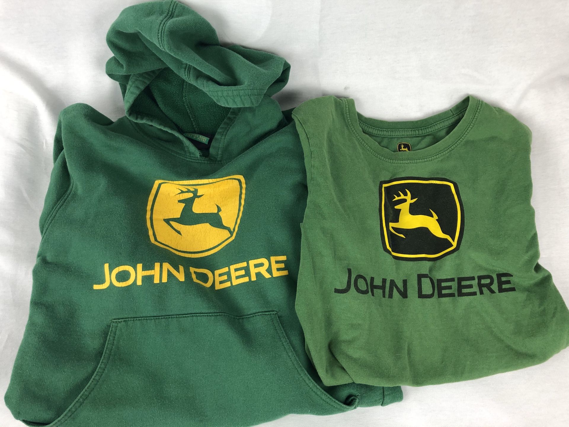John Deere kids clothes lot - Size 8 - sweatshirt and T-shirt