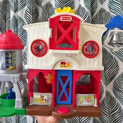 Fisher-Price  Toddler Learning/Caring for Animals Farm Works 