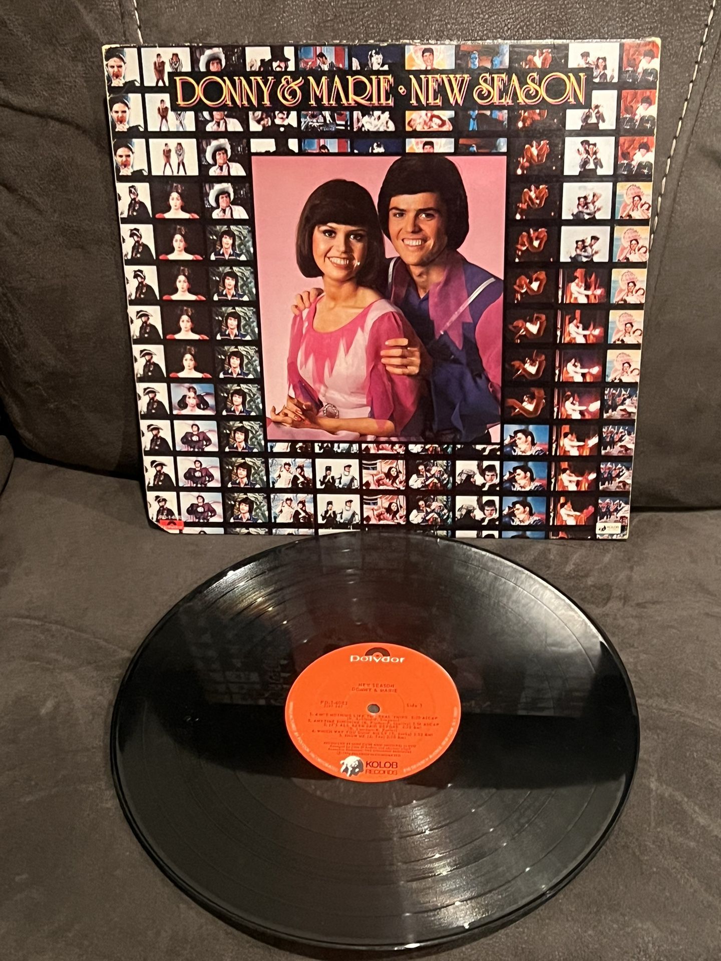 Vintage LP Vinyl Record Album Donnie And Marie New Season