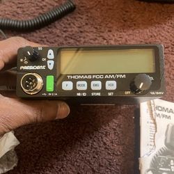 President Thomas AM/FM CB Radio
