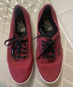 Vans Low-Top Canvas Sneakers Burgundy