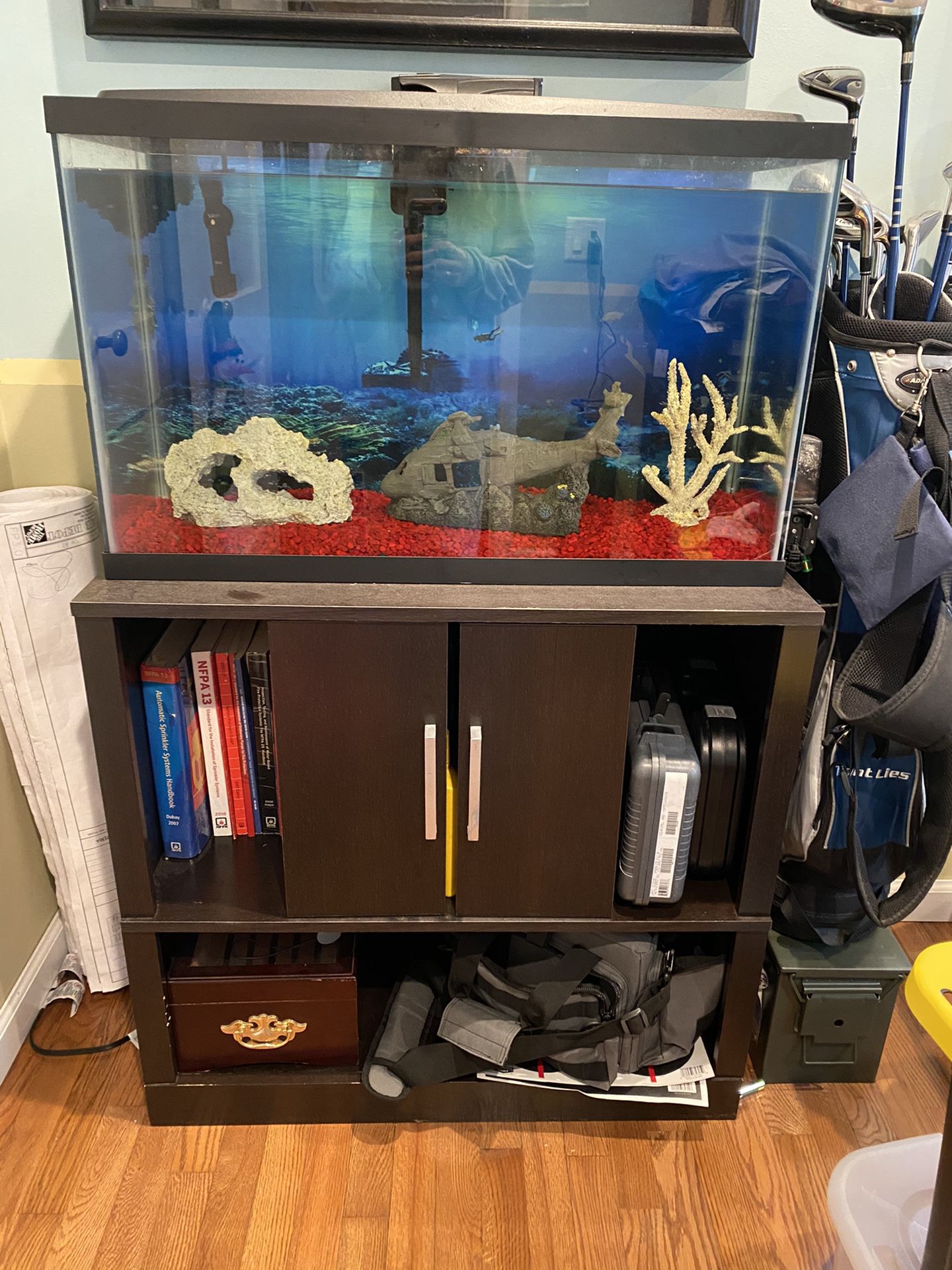 Fish Tank And stand