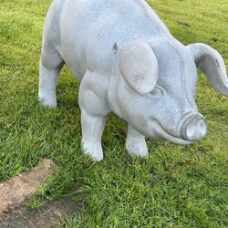 Concrete Farm Pig 