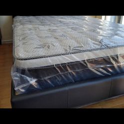 Queen Size Euro Pillow Top Mattress