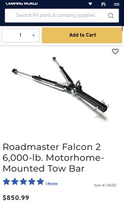 Falcon RV Tow Bar
