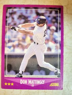 Don Mattingly Baseball Card