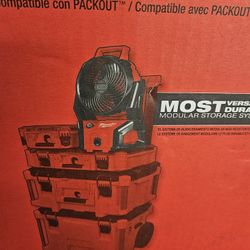 MIKWUAKEE M18 CORDLES PACK OUT FAN TOOL ONLY NEW 