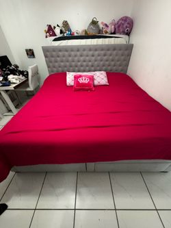 King Size Bed Frame and Mattress . Good Condition