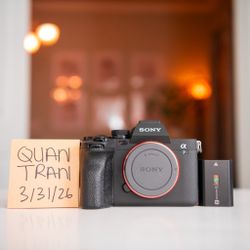Sony A7 IV Camera