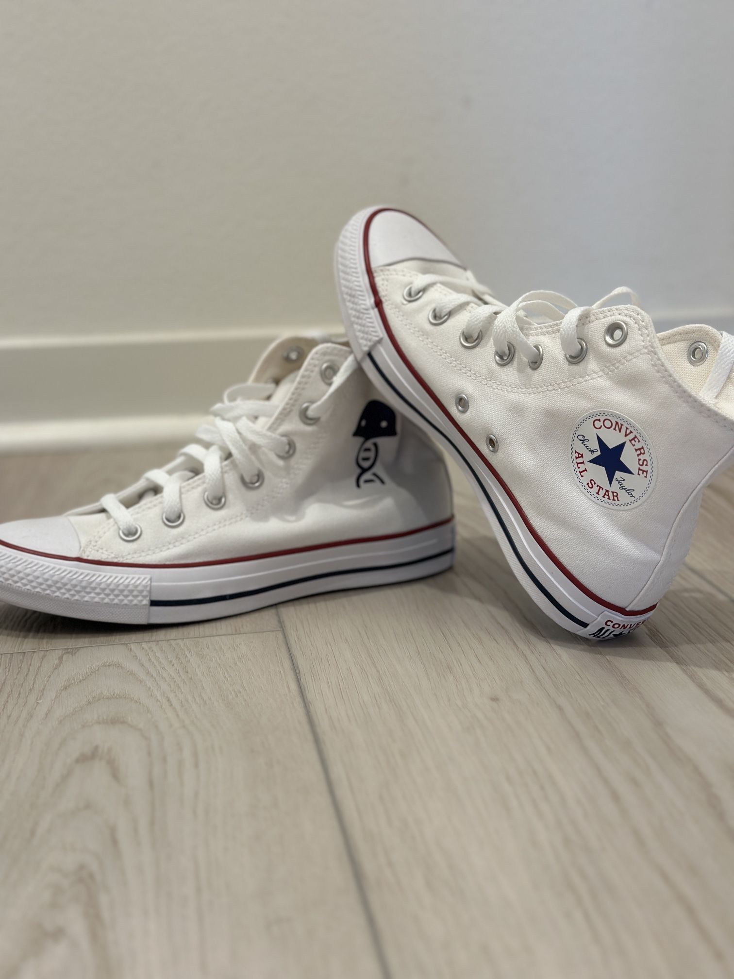 Brand New All White Converse Chuck Taylor High Top 