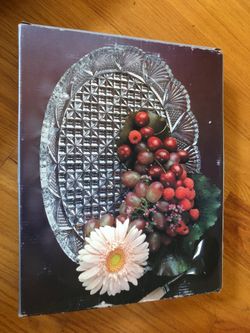 Mikasa Crystal oval platter
