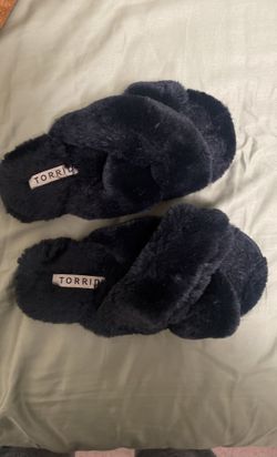 Torrid Slippers Black 7ww