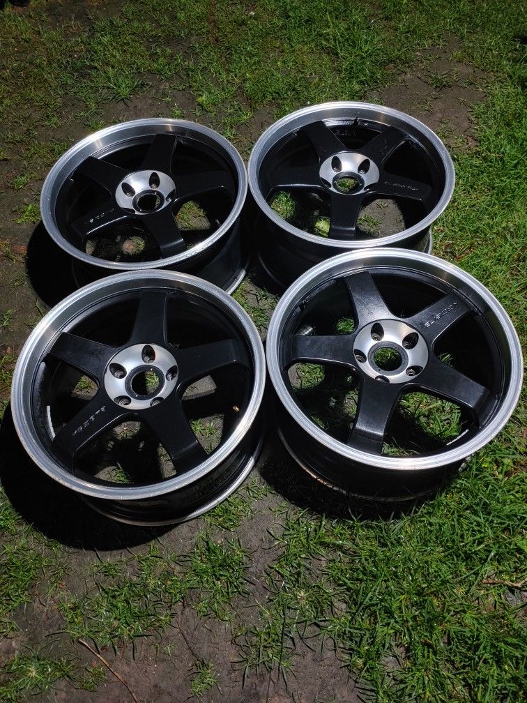 18" Kazera KZ-A Nismo Reps 5x114.3 5 lugs Wheels 350z G35 Mustang