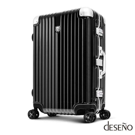 MARVEL BLACK PANTHER 25" Hardside Medium checked Luggage, Durable Lightweight Hardshell Suitcase with 360° Spinner Wheels, TSA Approved Lock with Magn