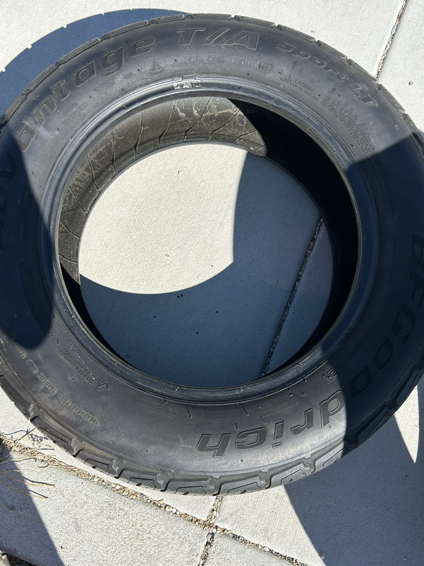 1 Michelin Tire 1 BFGoodrich Tire