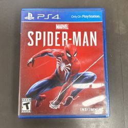 PS4 MARVEL SPIDER-MAN (ONLY ON PLAYSTATION) GAME