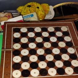 Vintage Miniature Chess Set