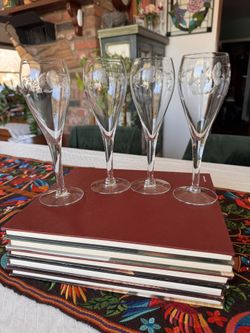 Princess House Heritage Champagne Glasses
