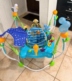 Disney Baby Finding Nemo Sea of Activities Jumper: Plays Music, Freestanding, Maximum 25 Lbs Capacity