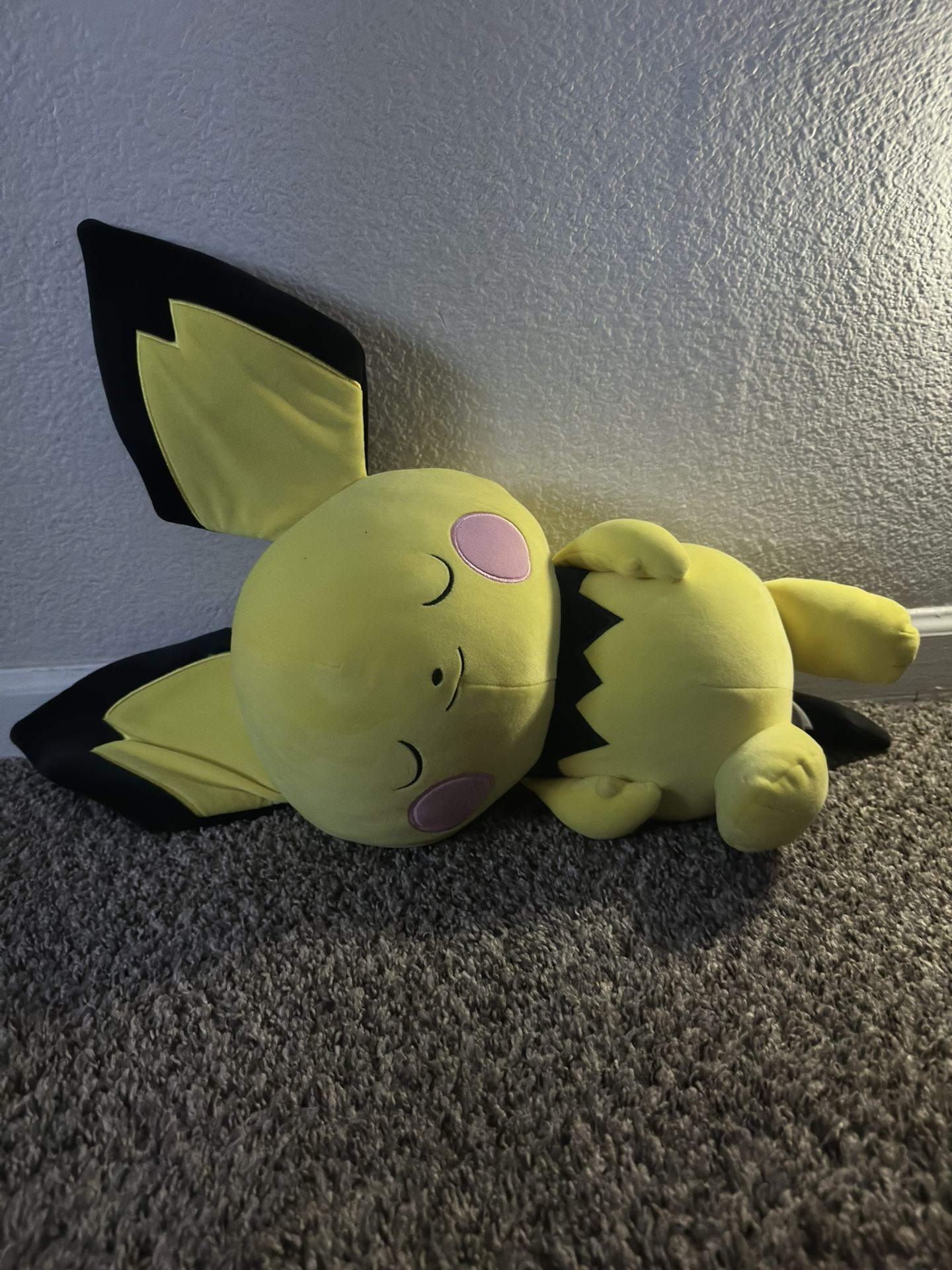 Pokemon Plushie Sleeping Pichu 18in