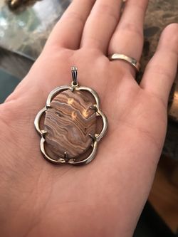 JJ sterling pendant
