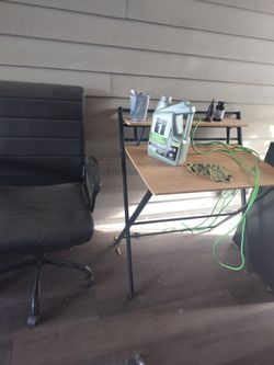 Chair and table