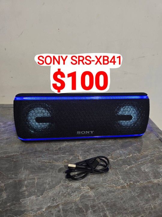 Sony SRS-XB41 Party Light Portable Bluetooth Speaker USB