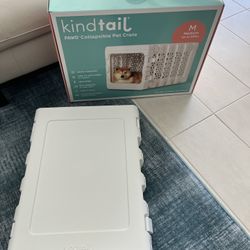 New Pup? KindTail Medium dog crate w/ divider for Small & Medium Size Dogs
