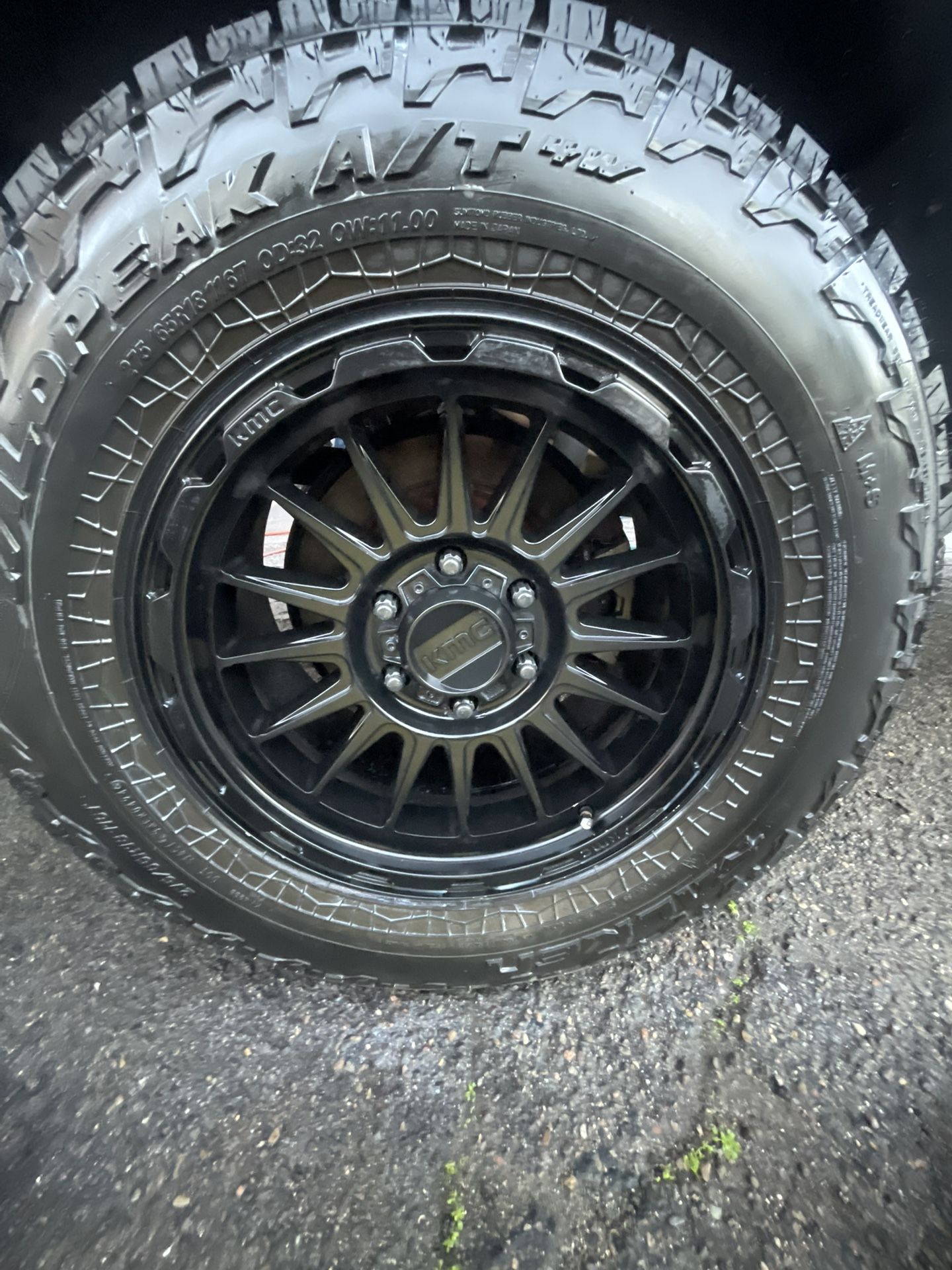 18” Black Kmc Rims