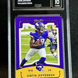 2020 Chronicles 🔥 Justin Jefferson 🔥 Classics Rookie GMA 10 💎 Mint - Minnesota Vikings