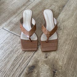 Women’s Crocodile Pattern Kitten Heels Open