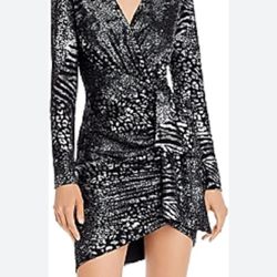BLACK  AND METALLIC COCKTAIL/PARTY DRESS