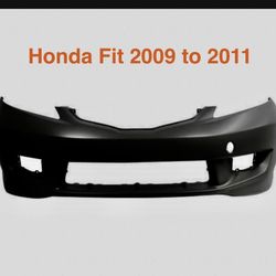 Front bumper cover Honda Fit 2009 to 2011