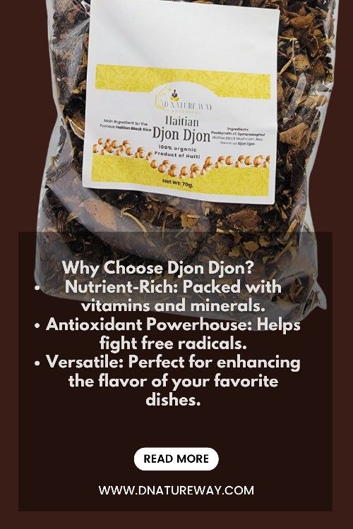 Djon Djon Haitian Black Mushrooms