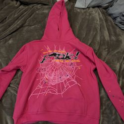 Pink Sp5der hoodie 