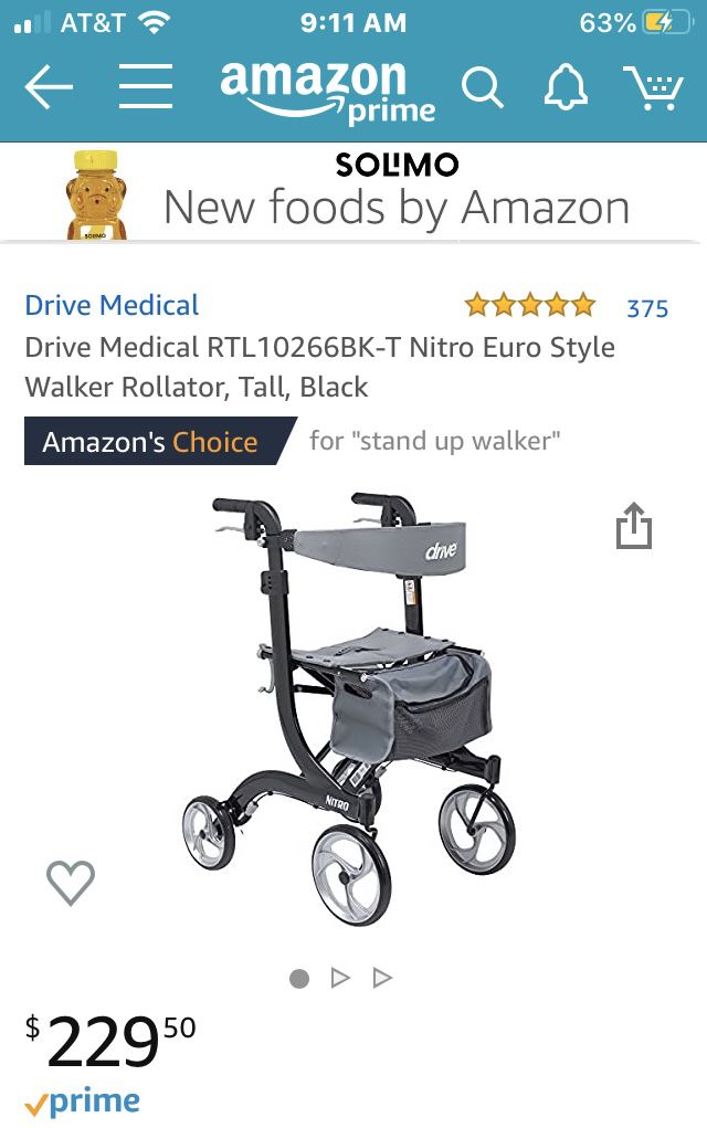 Drive Medical Euro Style Walker