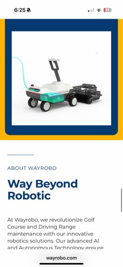 Brand New Wayrobo WP1000 Commercial Autonomous Golf Ball Picking Robot for Driving Range Industrial Equipment Local Pickup